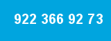 922 366 92 73 922 366 92 73